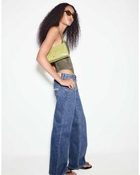 Stradivarius - Low-Waist Straight-Leg Hammer-Loop Jeans - Lyst