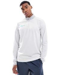 Nike Football - Academy 25 Dri-fit Half Zip Longsleeve Top - Lyst