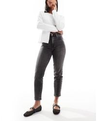 ONLY - Emily High Waisted Straight Leg Jeans - Lyst