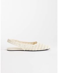 Mango - – flache slingback-schuhe - Lyst