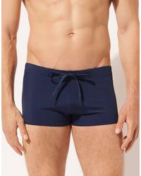 Calzedonia - Boxer-Style Swim Shorts Panama - Lyst