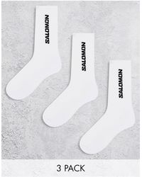 Salomon - 3 Pack Of Everyday Unisex Crew Socks - Lyst