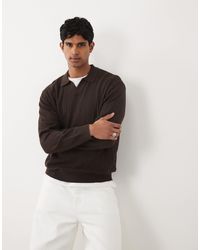 Redefined Rebel - Pull oversize coupe carrée en maille à col v - Lyst