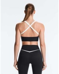 Oysho - Perfect-adapt Medium-support Contrast Sports Bra - Lyst