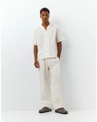 Pull&Bear - Broek Van Linnenmix - Lyst