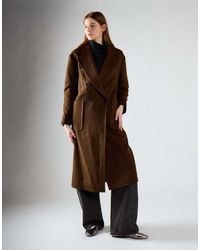 Glamorous - Lapel Collar Midi Coat - Lyst