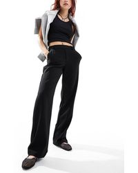 Vero Moda - Tailored Straight Leg Trousers - Lyst