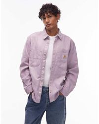 Carhartt - Walter Shirt Jacket With Pocket Detail - Lyst