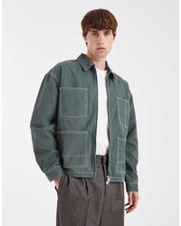 Only & Sons - Contrast Stitch Chore Jacket - Lyst