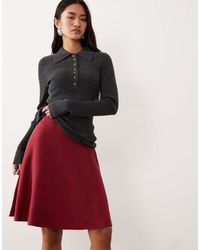 Y.A.S - Gebreide Mini Rok - Lyst