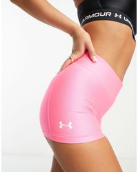 Under Armour - Training Mid Rise Booty Shorts - Lyst