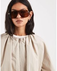 ASOS - Cropped Bubble Hem Nylon Bomber Jacket - Lyst