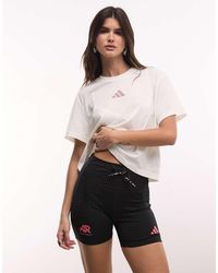 adidas Originals - Adidas Running Ar Booty Shorts With Contrast Logo - Lyst