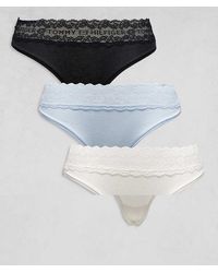Tommy Hilfiger - Logo Lace 3 Pack Bikini Briefs - Lyst