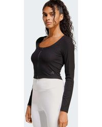 adidas Originals - Seasonal Essentials Rib Cardigan - Lyst