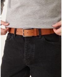 Calvin Klein - Leather Square Buckle 35mm Belt - Lyst