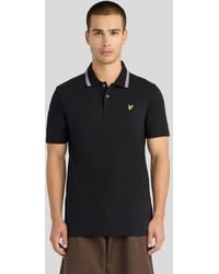 Lyle & Scott - Ss Polo Shirts Tipped Track Polo Shirt - Lyst