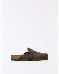 Bershka - Clogs With Buckle Detail - Lyst