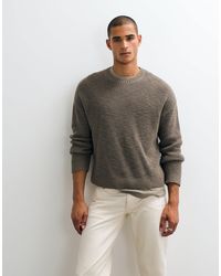 Weekday - Boxy Fit Slub Knit Jumper - Lyst