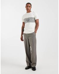 Fred Perry - Tennis Net Graphic T-Shirt - Lyst