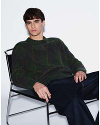 SELECTED - Wool Blend Argyle Sweater - Lyst