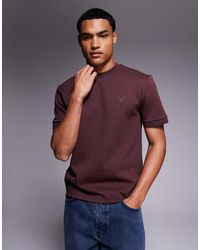 River Island - Scuba Slim Fit T-shirt - Lyst