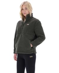 HUNTER - Tiorga 1/4 Zip Borg Fleece - Lyst