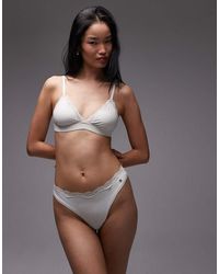 Tommy Hilfiger - Microfibre Lace Thong - Lyst