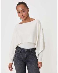 Threadbare - Long Sleeve Cape Top - Lyst