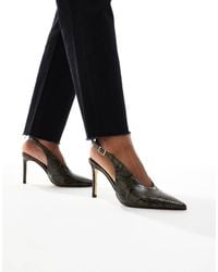SEQWL - Petunia High Vamp Sling Back Court Shoes - Lyst