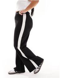 Yours - Wide Leg Trousers - Lyst