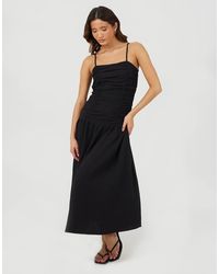 Brave Soul - Strappy A-Line Maxi Dress With Gathered Bodice - Lyst