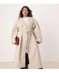 ASOS - Asos Design Curve Lightweight Longline Formal Coat - Lyst