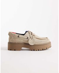 Tommy Hilfiger - Archive Real Suede Boat Shoes - Lyst