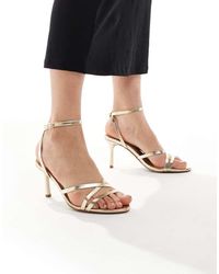 New Look - Strappy Heeled Sandal - Lyst