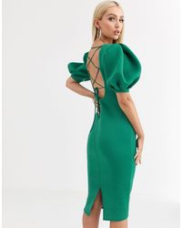 bretelles bouffantes achterkant pofmouwen bandjes vestito fascette