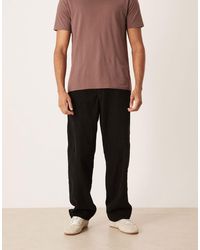 ASOS - Pantalon droit ample en velours côtelé - Lyst