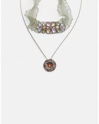 Stradivarius - Set Di 2 Collane Choker - Lyst
