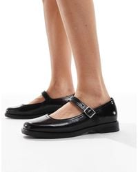 London Rebel - Adeline Chunky Mary Janes-black - Lyst