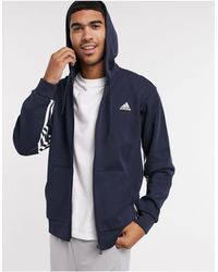 adidas originals floating 3 stripe hoodie