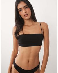 ASOS - Connie Cotton Bandeau With Removable Straps - Lyst