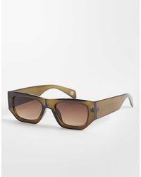 ASOS - Angular Mid Square Sunglasses - Lyst