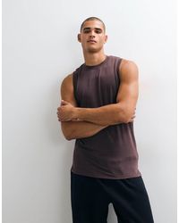 4505 - Performance Jersey Drop Armhole Quick Dry Training Vest - Lyst