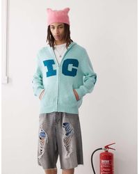 ICECREAM - Sudadera Claro Con Capucha, Estampado En La Espalda Y Cremallera De Punto Running Dog De - Lyst