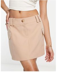 Miss Selfridge - Mid Rise Cargo Pocket Micro Mini Skirt - Lyst