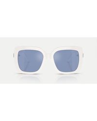 Swarovski - Sk6001 Square Sunglasses With Mirrored Lens - Lyst