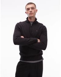 Tommy Hilfiger - – basic-pullover aus baumwolle - Lyst