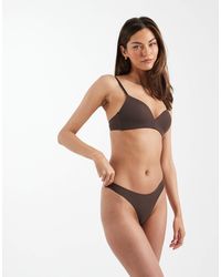 ONLY - String sans coutures - marron - Lyst