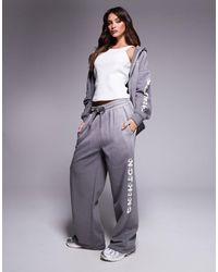 Good For Nothing - Motif Panel Detail Relaxed Straight Leg Trackies - Lyst
