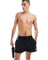 adidas Originals - Adidas Swimming 3 Inch Swim Shorts With 3 Stripe - Lyst
